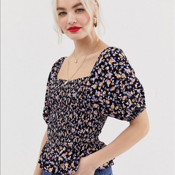 Floral Print Top - Picture 1 of 6